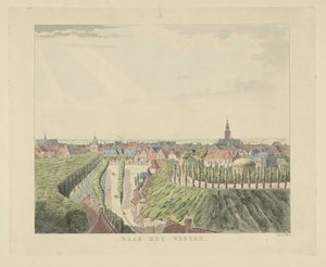 Nimega, vista dalla Belvedere verso ovest da Derk Anthony van de Wart