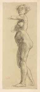 Studio di una figura femminile da Derwent Lees