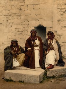 Beduini del distretto del Giordano, Terra Santa da Detroit Photographic Co.