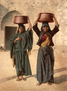 Venditrici di latte di Siloam, Terra Santa, c.1890