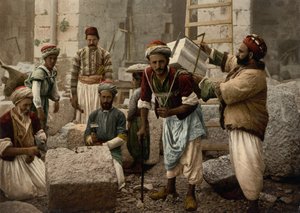 Scalpellini, Gerusalemme da Detroit Photographic Co.