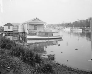 Lungo il Bayou Saint John, New Orleans, 1910