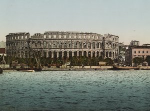 Arena del Mare, Pola, c.1900 (stampa fotomeccanica) da Detroit Publishing Co.