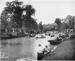 Concerto bandistico sul Grand Canal, Belle Isle Park, 1903-20
