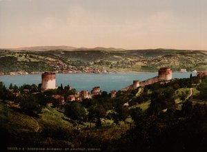 Bosforo, Rumeli e Anadali-Hissar, c.1890-1900 (stampa foto a colori) da Detroit Publishing Co.