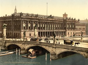 Ponte di Federico e la Borsa, Berlino, Germania, c.1900