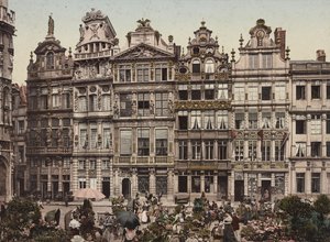 Grand Place, Bruxelles, c.1900 da Detroit Publishing Co.