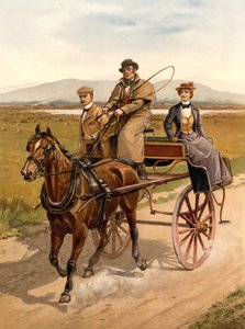 Carro irlandese, c.1890