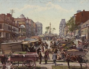 Piazza Jacques Cartier, Montreal da Detroit Publishing Co.