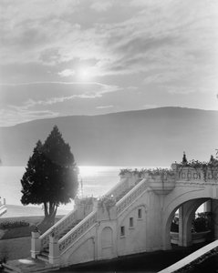 Chiaro di luna sul Lago George, Fort William Henry Hotel, Lago George, N.Y., c.1900-15 da Detroit Publishing Co.