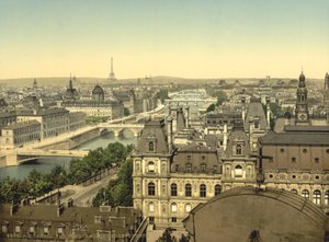 Panorama dei sette ponti, Parigi da Detroit Publishing Co.