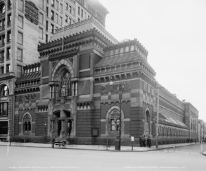 Accademia di Belle Arti della Pennsylvania, Filadelfia, Pennsylvania, USA, c.1900 da Detroit Publishing Co.