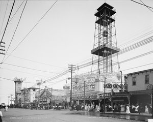 Surf Avenue, Coney Island, c.1904 (foto b/n)
