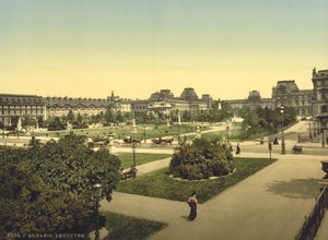 Il Louvre, Parigi, c.1890-1900 da Detroit Publishing Co.
