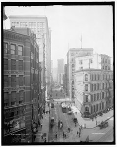 Wood St. da Liberty Avenue, Pittsburgh, Pa. da Detroit Publishing Co.