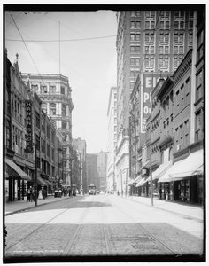 Wood Street, Pittsburgh, Pa. da Detroit Publishing Co.