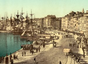 Vecchio Porto (Vieux-Port), Marsiglia, Francia, c.1890-1900