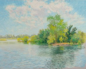 Isola del fiume, 2017 da Diana Jahns
