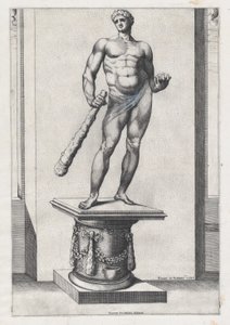 Speculum Romanae Magnificentiae: Ercole con le mele delle Esperidi, 1581 da Diana Mantuana