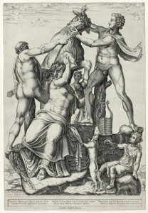 Il toro Farnese con Dirce, Zeto e Anfione