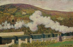 Passaggio di un treno. 1902