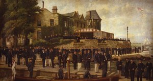 Ritratto composito dei membri del Royal Yacht Squadron, 1895 da Dickinson and Foster
