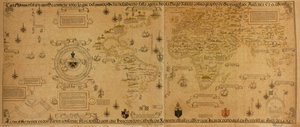 Carta universale che contiene tutto ciò che del mondo è stato scoperto fino ad ora