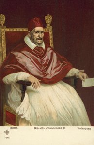 Ritratto di Papa Innocenzo X da Diego Rodriguez de Silva y (after) Velazquez