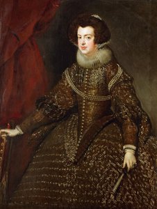 Ritratto di Elisabetta di Francia (1602-1644), regina consorte di Spagna da Diego Velázquez