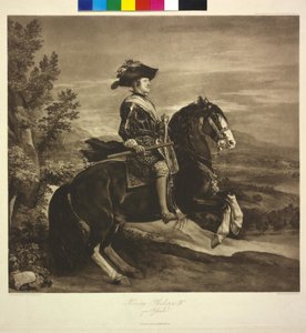 Re Filippo IV a cavallo da Diego Rodriguez de Silva y Velazquez