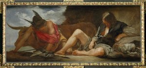 Mercurio e Argo ... (dipinto su tela) da Diego Rodriguez de Silva y Velazquez