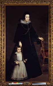 Ritratto di Antonia de Ipenarrieta con suo figlio Luis da Diego Velázquez