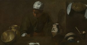Scena di cucina, 1618-20