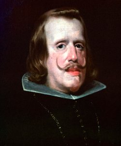 Dipinto di Re Filippo IV di Spagna da Diego Velasquez