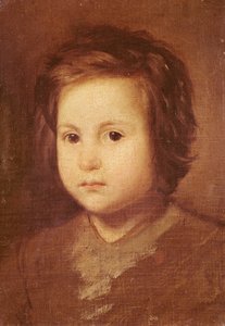 Testa di un bambino da Diego Velázquez