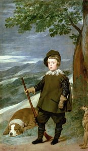 Il principe Balthasar Carlos vestito da cacciatore, 1635-36