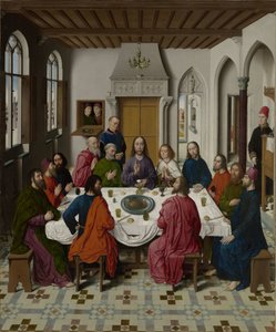 La raccolta della manna e la Pasqua (recto a sinistra), l