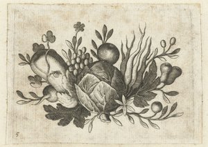 Festone di frutti da Dietrich Krüger (attributed to)