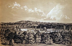 La Grande Trappe, c.1860 da Dieudonne Auguste (after) Lancelot