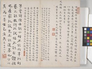 Album di dipinti di paesaggi da Ding Yunpeng