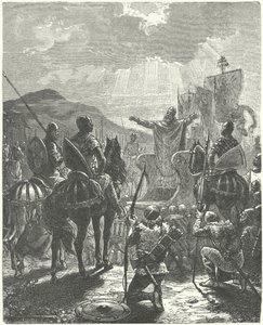 Papa Innocenzo III che predica la crociata albigese da Diogene Ulysse Napoleon Maillart