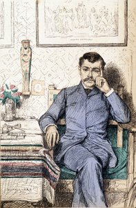 Ritratto di Paul Bourget, Romanziere Francese (1852-1935)
