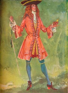 Un uomo del tempo della regina Anna, 1907 da Dion Clayton Calthrop