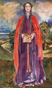 Una donna del tempo di Enrico I 1100-1135 da Dion Clayton Calthrop