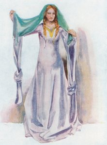 Una donna del tempo di Stefano 1135-1154 da Dion Clayton Calthrop