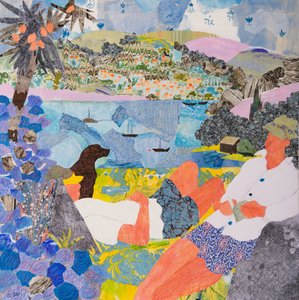 Accanto al mare, 2017 (collage)