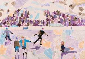 Pattinaggio en plein air, 2015 (collage)