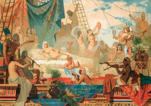 Cleopatra in attesa di una visita da Marco Antonio