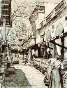 La piazza del mercato di Santa Caterina a Barcellona