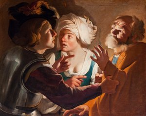 Il rinnegamento di San Pietro da Dirck Baburen van